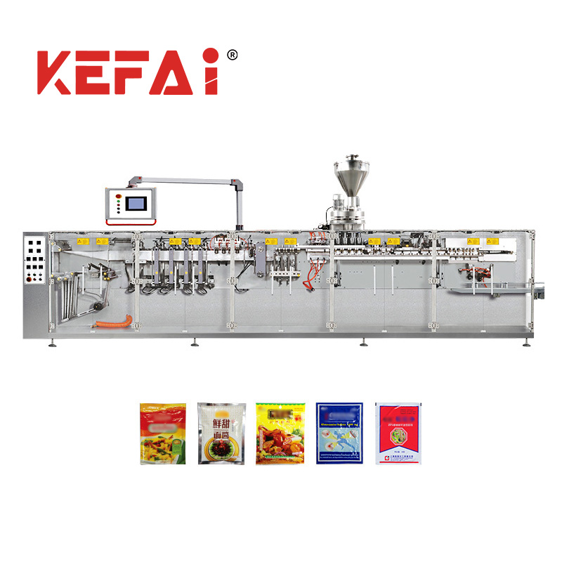 Baliaci stroj na balenie granulí KEFAI HFFS s plochými bočnými uzávermi
