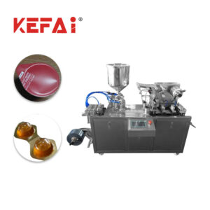 Stroj na balenie medu na blistre KEFAI