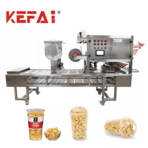 KEFAI Popcorn Cup plniaci tesniaci baliaci stroj