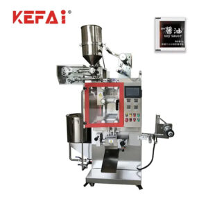 KEFAI vysokorýchlostný automatický pastový valčekový baliaci stroj na sójovú omáčku